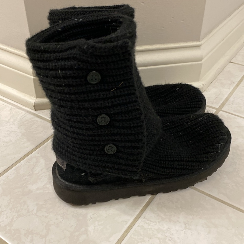 UGG Classic Cardy Boots Winter Black Boots
